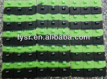 multicolour rubber car key keypads car remote keypads car remote keyboards