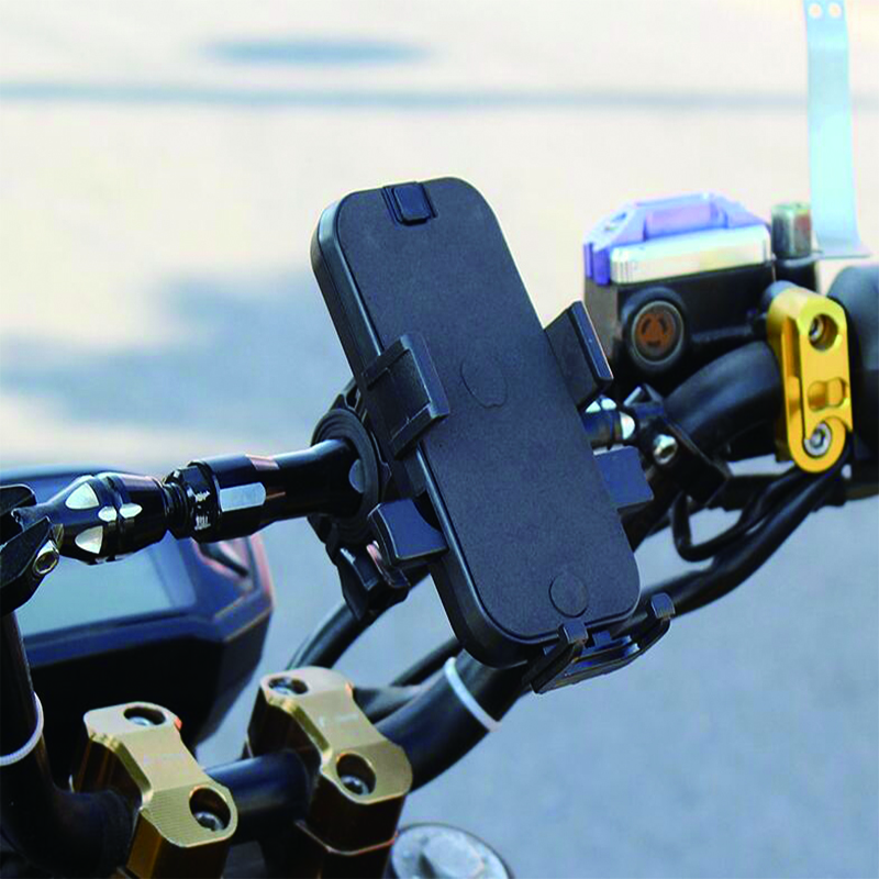 Wholesale PC Silicone Bike Motorcycle Motorxyxle Cell Phone Bracket Stand Mount Adjustable Electric Scooter Phone Holder G-FUN