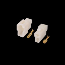 Nylon Latching Connector Pair, 2-pin 6.3mm Male/Female