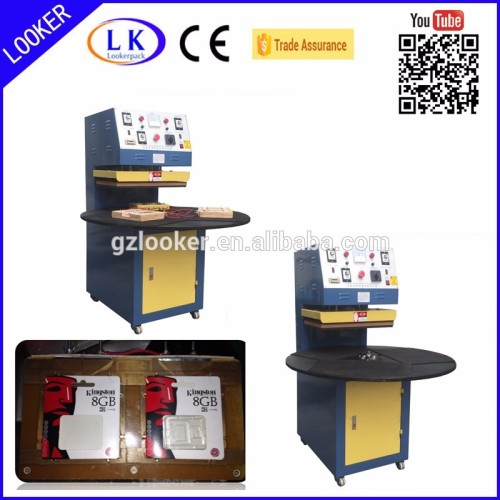 Small manual pvc blister card heat sealing machine