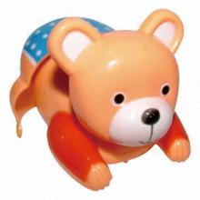 Wind-up wriggling bear toy