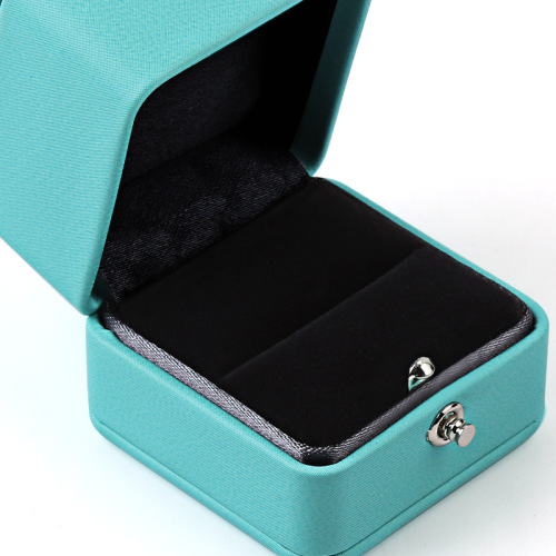 Luxury Green Leather Customize Jewelry Gift Box