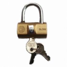 Globe Brand Brass Hammer Padlock