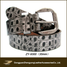 Big Men's Casual Ostrich Genuine Leather Belt