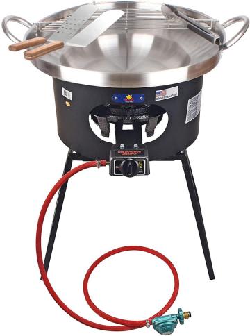 Outdoor Cooking Set With Comal burner Stand