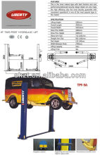 4T two-post hydraulic lift