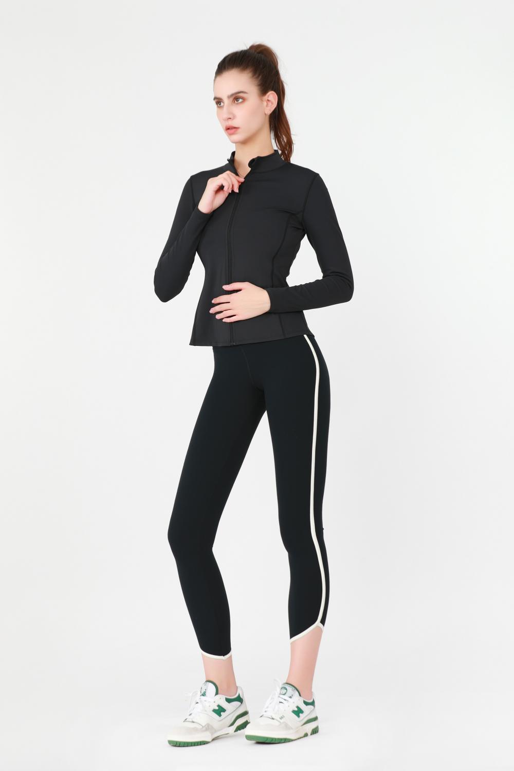 Dames strakke yoga-top