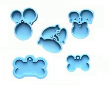 Custom Resin Dog Tag Food Grade Silicone Mould