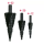 High quality 3 Packs Spiral Step Drill Bit Set 1/4" Hex Shank Cone black hss drill bit for High Speed Steel