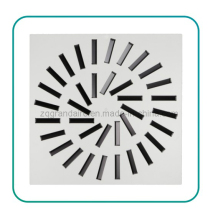 Ajustable Swirl Exhaust Air Conditioning Diffuser