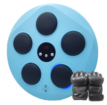 Musical Boxing Trainer Wall Pad: Punch Target Machine with Music