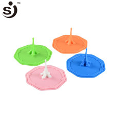 Factory Direct Price Novelty Tower Design Silicone Coffee Cup Lid Covers