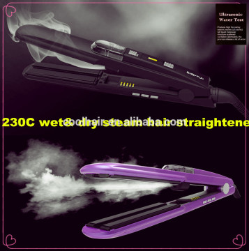 2" Ceramic Water Steam Burst Flat Iron Hair Straightener