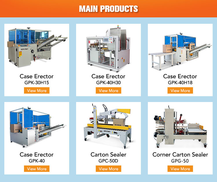 GURKI Support Directly GPK-40 Automatic Carton Erector With Bottom Sealer