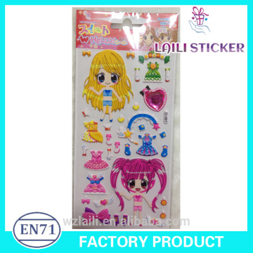 3d foam sticker /puffy sticker