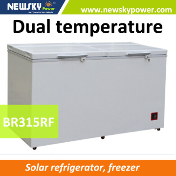 12V solar combi fridge freezer solar power fridge DC solar freezer