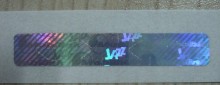Security Holograms Scratch Label
