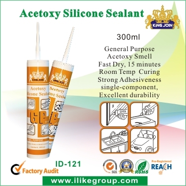 Kingjoin Good Quality Low Modulus Acetic Silicone Sealant