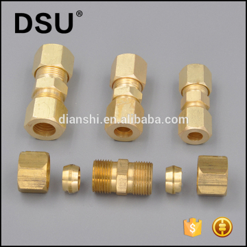 Forged brass compression fitting brass compression union fitting