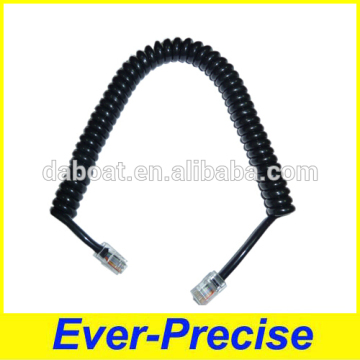 RJ45 Coiled Cable 8P8C PU Spiral Cable Network Spiral Cable