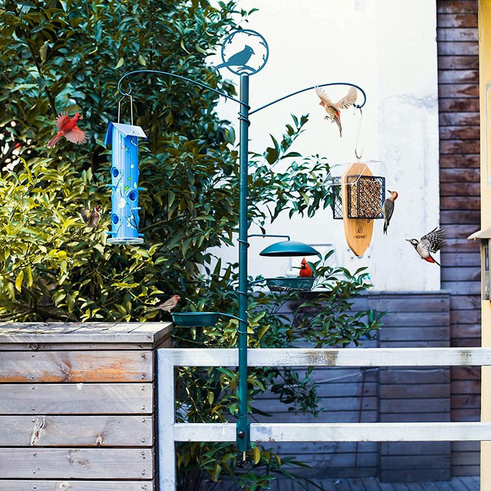 Tubo appeso Birdfeeder con 6 porte di alimentazione