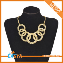 Dubai Gold Jewelry Necklace Pendants Lucky Rings Necklace