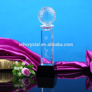 crystal trophy Golfball awards MH-J0898