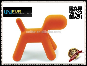Replica cute lovely animal shape childrens plastic puppy chairs