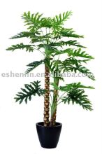 artificial philodendron selloum bonsai plants decorative artificial shrubs bonsai trees