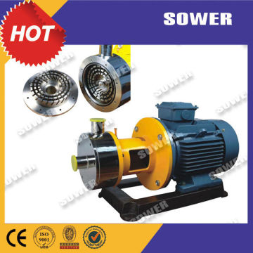 Sower Inline high shear mixer emulsifier / homogenizer