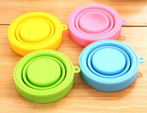 Camping Travel School Collapsible Silicone Cups