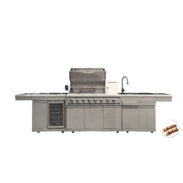 Modern Kitchen Cabinet Outdoor Bbq Kitchen Modulars Bbq Island