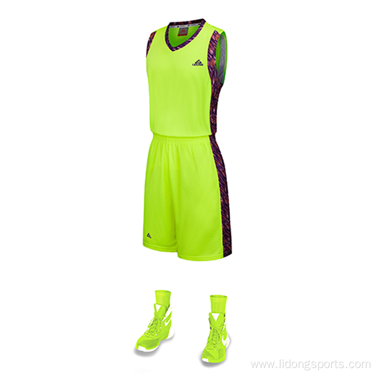 Custom new style cheap breathable basketball jersey