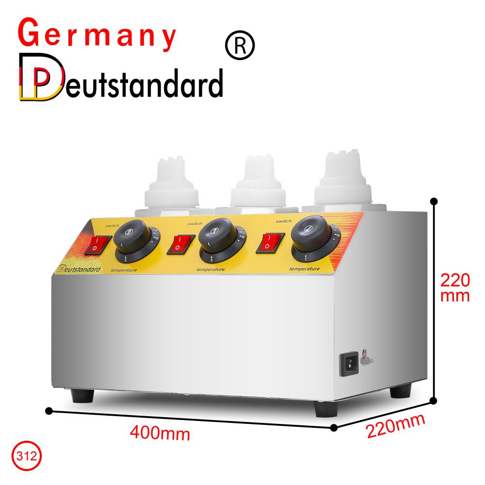 Schokoladensauce Flaschenwärmer 3 Flasche