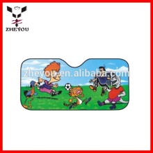 customized double bubble front sunshade