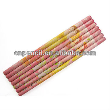 HB lead pencil plastic mantle pencil with Acryl diamond