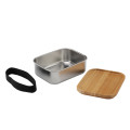 Stainless steel airtight Lunch Box with bamboo lid