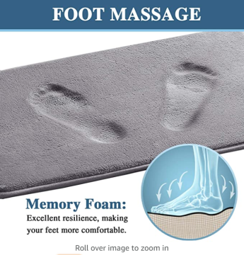 New design memory foam bath mats