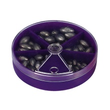 Purple Plastic Box Packing Lead Split Shot Olive Sinker Fishing Tackle Accessory" 

However, for better search engine optimization and readability, consider this shortened version:

"Purple Plastic Box: Lead Split Shot Olive Sinker Fishing Tackle Accessor