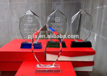 High Quality Custom Crystal Trophy Crystal Award Plaques