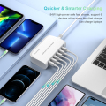 Chargeur mural portable 6 ports USB plug cube