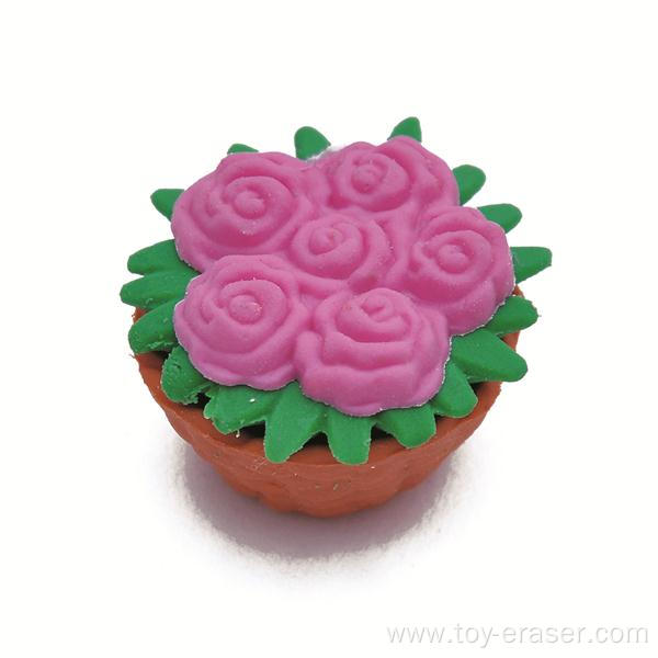 Promotional Beautiful Flower Erasers