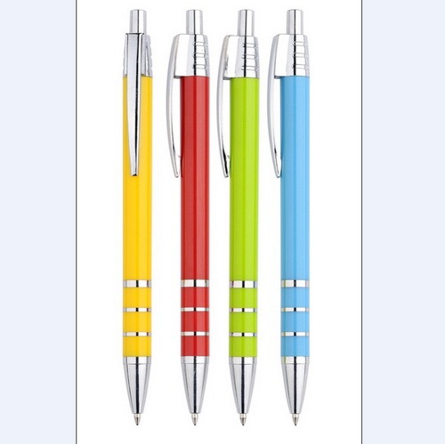 Ballpoint Pulpen Promosi Logo Plastik