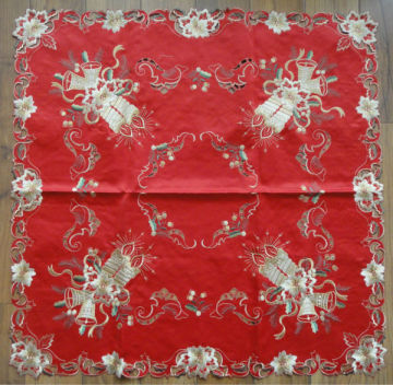 Red Christmas Tablecloth