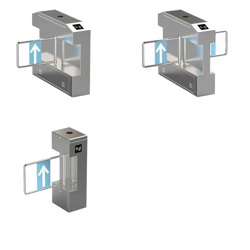 access control automatic swing turnstile