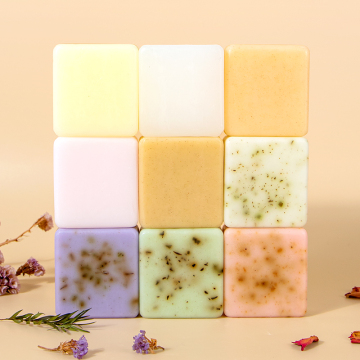 Dried Flower Scrub Soap Gift Box Whitening Organic