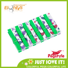 colored plastic clothes peg design