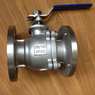 PTFE seat flange ball valve