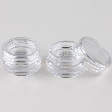 empty acrylic cosmetic sample jars plastic 5g