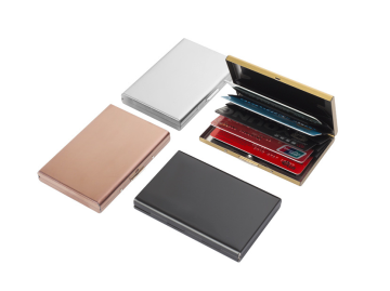 Custom metal card bag bank credit card case